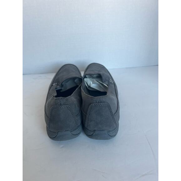 Athletech Women’s Gray Comfort Slip On Loafers Memo Tech Insoles Sneaker Shoes 9 - Picture 5 of 9